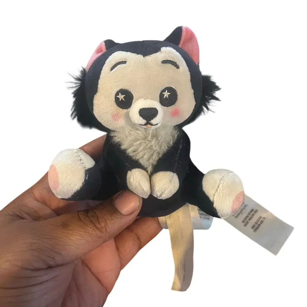 Disney Parks Pinocchios Daring Journey Wishables Figaro Plush Limited Release 5”
